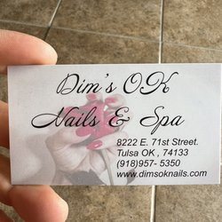 Dim's Ok Nails & Spa - $40 for my wife's pedicure and color design.