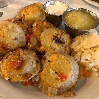 The Owlery Restaurant - Pierogis. - Vegan Near Me - Bloomington, Indiana