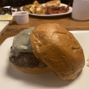 Elway's - Mushroom Swiss Burger. - New American Near Me - Denver, Colorado Elway's - Mushroom Swiss Burger. - New American Near Me - Denver, Colorado