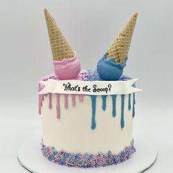 Sweet Freedom Bake Shop - We love doing gender reveal cakes!