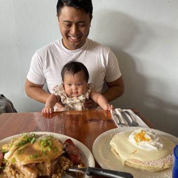 Moke’s Bread And Breakfast - Secret menu item plus lilikoi pancake short stack - Breakfast & Brunch Near Me - Honolulu, Hawaii Moke’s Bread And Breakfast - Secret menu item plus lilikoi pancake short stack - Breakfast & Brunch Near Me - Honolulu, Hawaii
