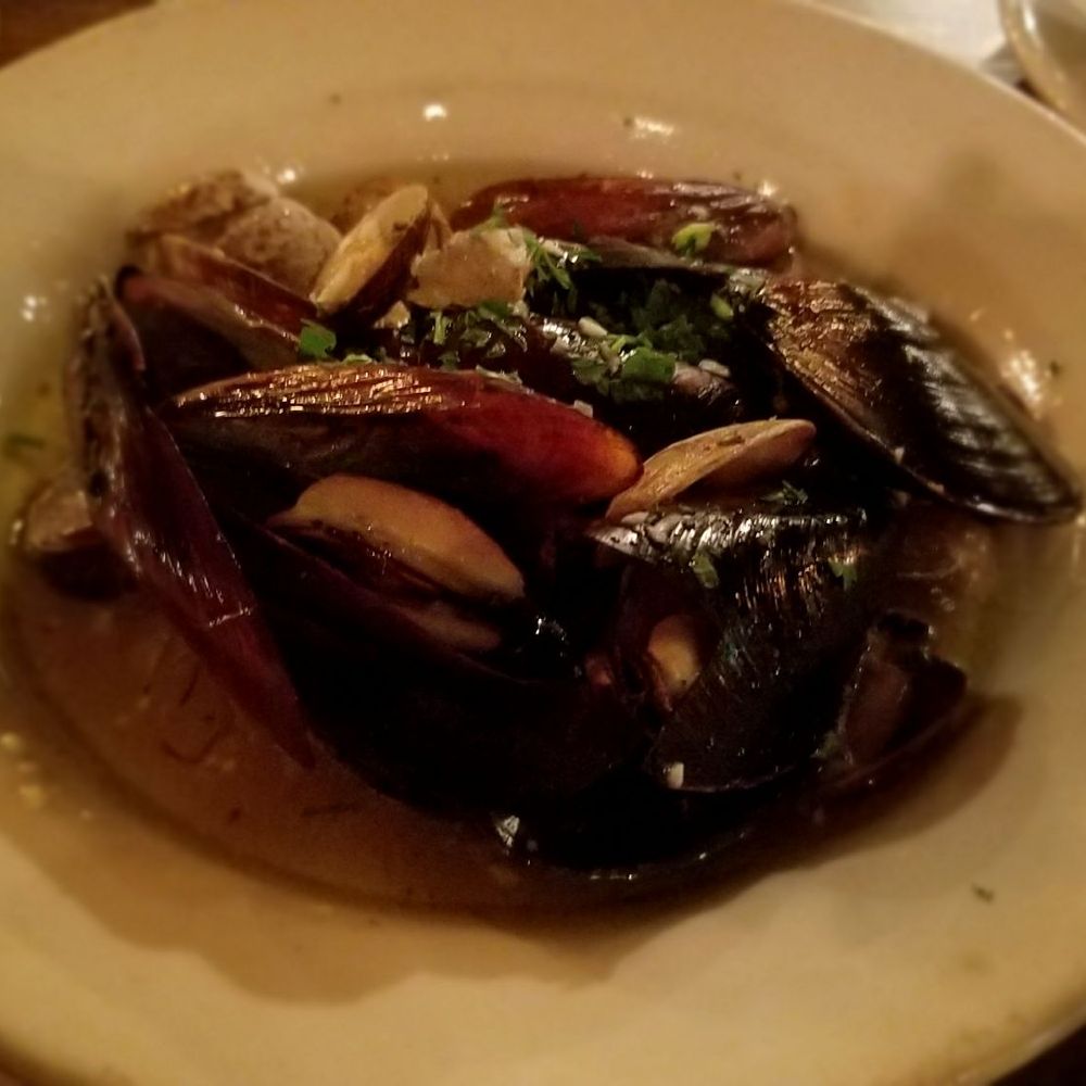Five Restaurant Bistro - Mussels + clams, overpriced same you don't get much. Although the bread they give with it is delish. - Seafood Near Me - Edmonds, Washington
