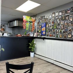 County Fare Hot Dogs - Ordering counter.