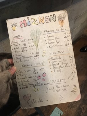 Menu photo 8 Miznon Paris, 75