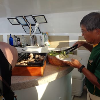 Teralani Sailing Adventures - Delicious dinner! - Boating Near Me - Lahaina, Hawaii