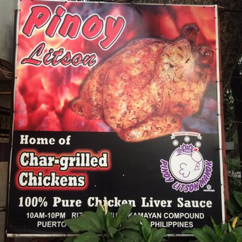 Pinoy Litson Manok - Sign - Chicken Shop Near Me - Puerto Princesa, PLW