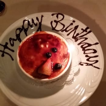 Fogo de Chão - Delicious dessert in celebration of my birthday! - Brazilian Near Me - Austin, Texas Fogo de Chão - Delicious dessert in celebration of my birthday! - Brazilian Near Me - Austin, Texas