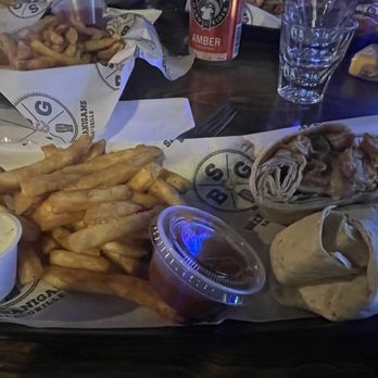 Shenanigans Bar & Grille - Buffalo chicken wrap and fries. - American Near Me - Pittsburgh, Pennsylvania