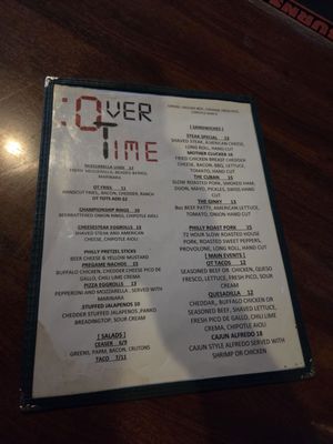 Menu photo 2 Overtime Bar Wilmington, DE Menu photo 2 Overtime Bar Wilmington, DE