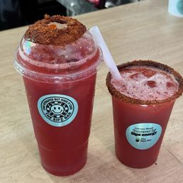 Watermelon Agua (left) and the Strawberry Agua (right) Watermelon Agua (left) and the Strawberry Agua (right)