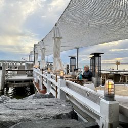 Duryea's Lobster Deck & Seafood Market - Outdoor seating