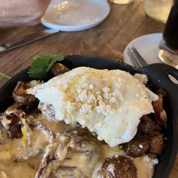 Zona Rosa - Hash potato dish topped with egg and cheese - Mexican Near Me - San Jose, California