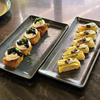 PLANTA Queen Chicago - 1000 layer crispy potatoes, torched and pressed - Sushi Bars Near Me - Chicago, Illinois PLANTA Queen Chicago - 1000 layer crispy potatoes, torched and pressed - Sushi Bars Near Me - Chicago, Illinois