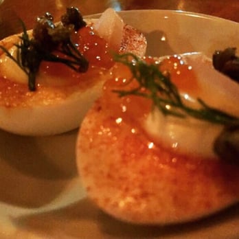 Ocho - Our favorite for the night! Deviled eggs! - Tapas Bars Near Me - Seattle, Washington Ocho - Our favorite for the night! Deviled eggs! - Tapas Bars Near Me - Seattle, Washington