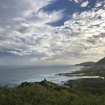 Makapu'u Point Lighthouse Trail - People taking in the view - Hiking Near Me - Honolulu, Hawaii Makapu'u Point Lighthouse Trail - People taking in the view - Hiking Near Me - Honolulu, Hawaii