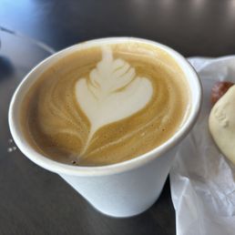 Cappuccino and a Sausage Roll.