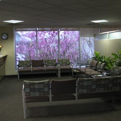 Michael T. Oliver, MD - Magan Medical Clinic - Springtime view in the lobby.