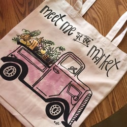 Twisted Sisters - How cute is this bag for $12?!? Bring on Farmers' Market season!