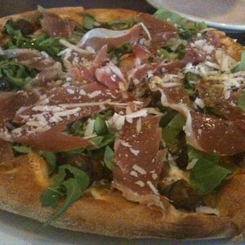 Nello's Ahwatukee - Portabella & Arugala with Ham on thin crust - Pizza Near Me - Phoenix, Arizona