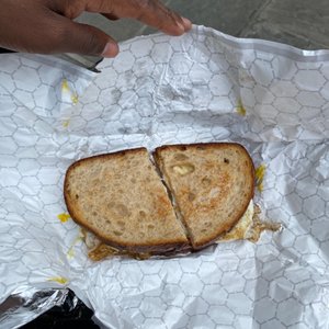 Photo of Outdated an Antique Cafe - Kingston, NY, United States. Eggs and cheese On Sour Dough