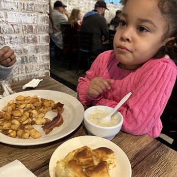Two Eggs - Great breakfast even though she doesn't look like it lol. BEST breakfast east of Atlanta! - Breakfast & Brunch Near Me - Conyers, Georgia