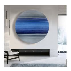Contemporary Fine Arts - Meditation circle by Stephanie Paige