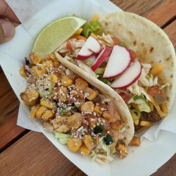 Easley Does It - Cauliflower taco and tri tip taco $4 each