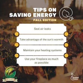 The Resource Center - Check out these GREAT energy savings tips for the fall And while you're at it, why not save money on insurance too?! 417-882-1800 - Financial Advising Near Me - Springfield, Missouri The Resource Center - Check out these GREAT energy savings tips for the fall And while you're at it, why not save money on insurance too?! 417-882-1800 - Financial Advising Near Me - Springfield, Missouri