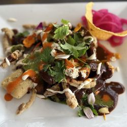 Crispy mushroom mole