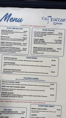 Menu photo 1 Tigh Neachtain Galway, G