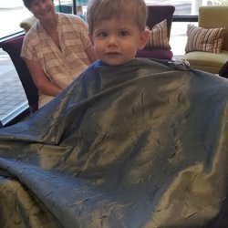 Hair & Threading by Nahzy - My son getting his haircut by Nahzy