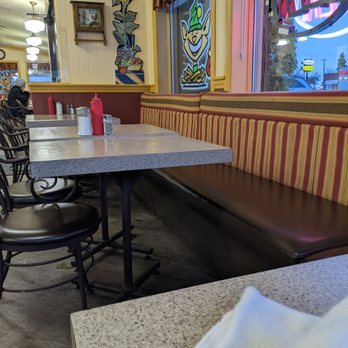 Hap's Hungry House - tables and booths - Breakfast & Brunch Near Me - Edmonton, Alberta Hap's Hungry House - tables and booths - Breakfast & Brunch Near Me - Edmonton, Alberta