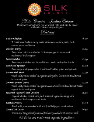 Menu photo 4 Silk Lounge Vancouver, BC