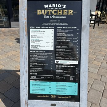 Mario's Butcher Shop - Menu, 3/2026 - Sandwiches Near Me - Newport Beach, California Mario's Butcher Shop - Menu, 3/2026 - Sandwiches Near Me - Newport Beach, California