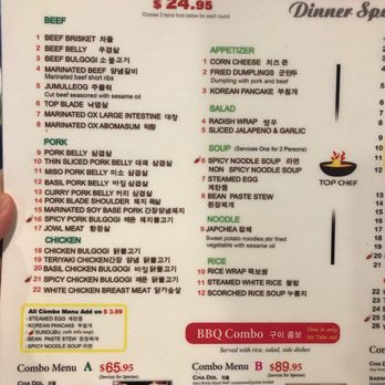 Top Chef - All you can eat menu - Korean Near Me - Simi Valley, California Top Chef - All you can eat menu - Korean Near Me - Simi Valley, California