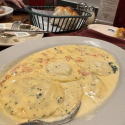 Little Italy - Shrimp and crab ravioli.