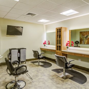 The Plaza at Kaneohe - On-site beauty salon for residents at The Plaza at Kaneohe senior living community. - Memory Care Near Me - Kaneohe, Hawaii The Plaza at Kaneohe - On-site beauty salon for residents at The Plaza at Kaneohe senior living community. - Memory Care Near Me - Kaneohe, Hawaii