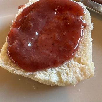 West Shine Family Restaurant - Biscuit w/ homemade strawberry preserves - American Near Me - Cincinnati, Ohio