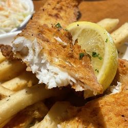 CityRange Steakhouse Grill - Fish & Chips from their lunch menu.  You won't find any grease... it was cooked and breaded perfectly.