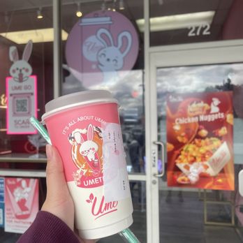Ume Tea - White Peach Oolong Fresh Milk Tea - Bubble Tea Near Me - Milpitas, California Ume Tea - White Peach Oolong Fresh Milk Tea - Bubble Tea Near Me - Milpitas, California