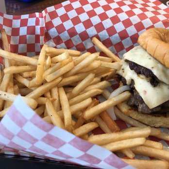 Whaam Burger - Double Cheese burger and fries - Burgers Near Me - Flagler Beach, Florida