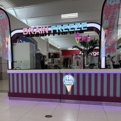 The front of the kiosk spot - located in middle of the Coral Ridge mall
