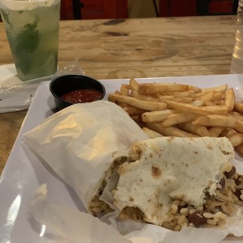 BrickHaus - Burrito with Fries (not good) - Sports Bars Near Me - San Juan, Puerto Rico