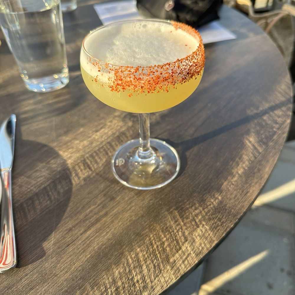 Hummingbird Lounge - The Smoky Pineapple Margarita - Cocktail Bars Near Me - New Buffalo, Michigan