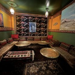 Moun Of Tunis Restaurant - Inside- one of the seating areas