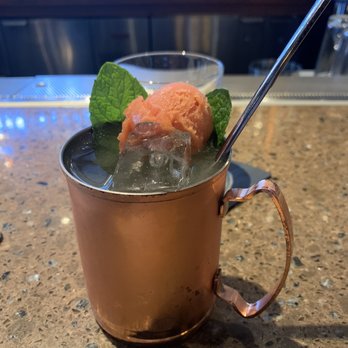 Blue Water Cafe - Kings Mule cocktail - Seafood Near Me - Vancouver, British Columbia