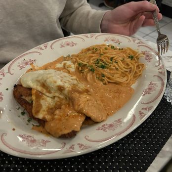 Carbonara - CHICKEN PARMIGIANA ALLA VODKA - Italian Near Me - Arlington, Virginia Carbonara - CHICKEN PARMIGIANA ALLA VODKA - Italian Near Me - Arlington, Virginia
