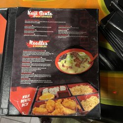 Kuji Hibachi And Sushi - Menu