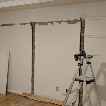 Like Construction - Project in progress -- clearing out and refinishing closet - Drywall Installation & Repair Near Me - Arlington, Virginia