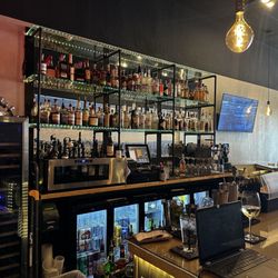 Two Doors Down Wine & Bistro - Bar area